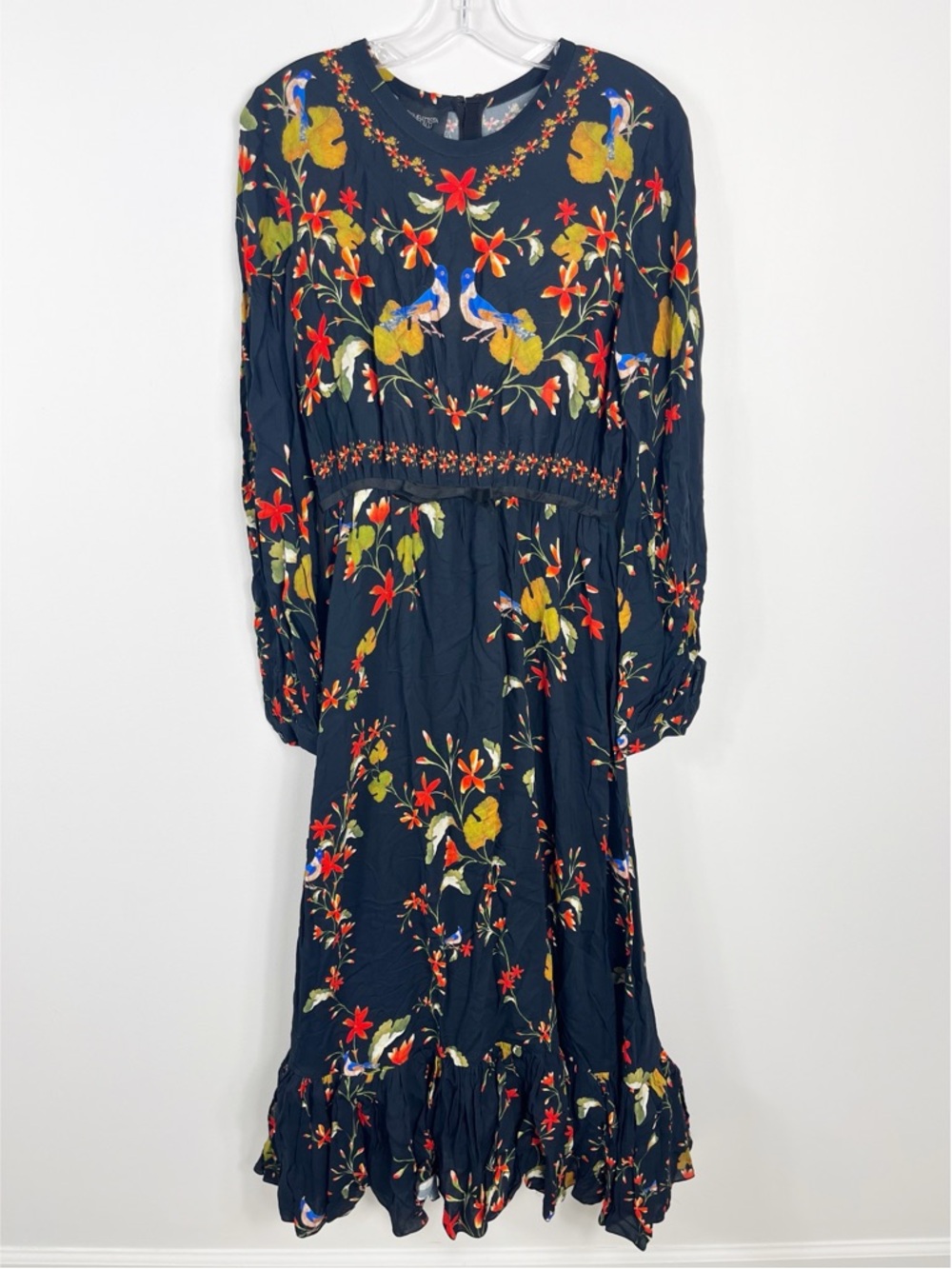 Giambattista Valli Floral Print Midi Dress Size Medium NWT Multicolor - Picture 2 of 9